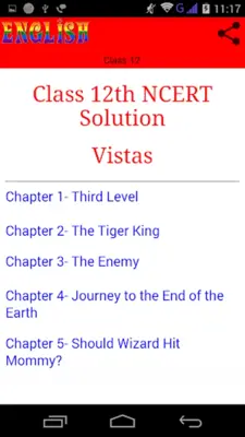 Class 12 English Solutions android App screenshot 3